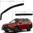 Nilight Window Rain Guards Subaru Outback 2020 2021 2022 2023 Deflector New. Price: $24.99.