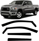 In-channel Window Visors Deflectors Rain Guards For Ram 1500 2019-2026 Crew Cab New. Price: $55.31.