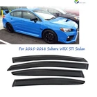 Window Visors For Subaru Wrx Sti 2015-2018 Sedan Rain Guard Door Vent Deflector New. Price: $23.37.