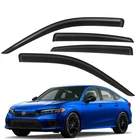 For 2022-2025 Honda Civic Tape-on Smoke Sun Rain Guard Window Visor Vent Shade New. Price: $43.99.