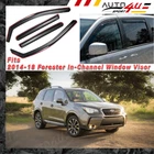 In-channel Vent Window Visors Rain Guard Deflector Subaru Forester 2014-2018 New. Price: $45.89.