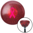 Pink Ribbon W/ Overlap Red Retro Metal Flake Shift Knob M16X1.5 Insert Auto New. Price: $89.95.