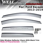 Wellvisors Ford Escape 13-19 Window Rain Guard Deflectors Black Trim New. Price: $86.99.