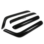 Fit 07-17 Wrangler Jk 4DR Smoke Tint Window Visor/wind Deflector Vent Rain Guard New. Price: $29.59.