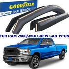 Rain Guards Vent Visors Shade For 2019-2026 Dodge Ram Crew Cab New. Price: $104.99.