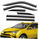 Extra Durable Window Deflectors Tape-on Visors For Toyota RAV4 13-18 New. Price: $85.78.