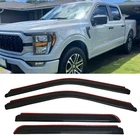 In-channel Window Visors Sun Vent Rain Guards Fit 2015-2020 Ford F-150 Supercrew New. Price: $28.99.