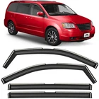 Sun Rain Visors Wind Guards For 2008-2016 Chrysler Town And Country New. Price: $59.99.