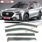 For 2020-2025 Subaru Outback Tape On Chrome Trim Rain Guards Window Vent Visors New. Price: $35.99.