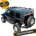 Trailfx J029T 117.36" Black Roof Rack For 2007-2018 Jeep Wrangler Jk New. Price: $515.75.