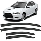 Sun/rain Guard Outside Mount Tape-on Window Visors For 08-17 Mitsubishi Lancer New. Price: $30.99.