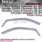 Wellvisors For Caravan Town & Country Voyager 2001-2007 Window In-channel New. Price: $74.99.