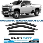 Rain Guards Vent Visors Shade For 2019-2026 Chevy Silverado Crew Cab New. Price: $68.24.