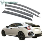 Fits 17-21 Honda Civic 10TH Gen X HB5 Acrylic Window Visors Rain Guard Deflector New. Price: $29.99.
