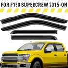 Rain Guards Vent Visors Shade 2015-2026 Ford F-150 Supercrew New. Price: $47.24.