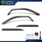 Window Visors Vent Rain Guards Deflector Fits 2019-2026 Ram 2500/3500 Crew Cab New. Price: $67.99.