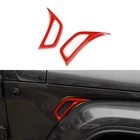 Red Car Leaf Plate Air Outlet Vent Trim Cover Decor For 2018-22 Jeep Wrangler Jl New. Price: $19.49.