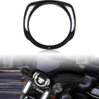 Veisutor Headlights Bezel W/led Drl For Harley Touring, Black New. Price: $73.49.