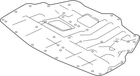 Genuine Infiniti Radiator Support Splash Shield 75890-6HA1A New. Price: $195.16.