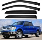 Window Rain Guards 2009-2014 Ford F150 Supercrew Cab, Vent De.... Price: $51.47.