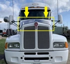 Kenworth T600 Bug Shield Deflector Stainless Steel Premium Quality New. Price: $129.12.