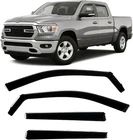 For Ram 1500 Crew Cab In-channel Window Visors Deflectors Rain Guards New. Price: $55.51.
