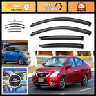 Rain Guards Window Visors For 2012-2019 Nissan Versa Sedan, Out-channel Def New. Price: $55.99.