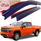 Outside-mount Rain Guards Window Visors For 2019-2026 Silverado &gmc Sierra 1500 New. Price: $96.13.