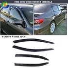 Window Visor For Toyota Corolla 4-DOOR 2003-2008 Vent Shade Rain Guards 4PCS New. Price: $24.67.