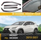 Fits Lexus NX200T 300H 2015-2021 In-channel Vent Window Visors Guard Deflectors New. Price: $59.99.