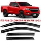 Side Window Deflectors Rain Guards For 15-22 Chevy Colorado Crew Cab New. Price: $59.39.