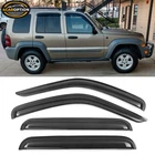 Fits 02-07 Jeep Liberty Kj Window Visors Rain Sun Guard Vent 4PC Set New. Price: $26.00.