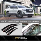 Out-channel Vent Visors Rain Window Guard Deflectors For Gmc Acadia 2017-23 New. Price: $38.99.