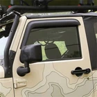 Rugged Ridge Window Visors For Jeep Wrangler Jk Matte Black 11349.11 Fits 2007-2 New. Price: $121.84.