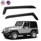 4X For Jeep Wrangler Tj 2-DOOR 1997-2006 In-channel Window Visors Rain Guards Us New. Price: $28.99.