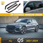 Fits 2021-2025 Audi Q5 In-channel Window Visors Sun Guards Shade Deflectors New. Price: $59.98.