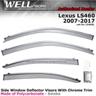 Wellvisors For Lexus LS460 2007-2017 Side Clip On Window Chrome New. Price: $88.99.