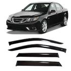 Tape-on Window Visors Sun Rain Guards Fit Saab 9-3 Sd 2002-2014 Deflectors New. Price: $139.00.