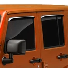 For Jeep Wrangler Jk 18 Window Deflectors In-channel Ventshade Polished Front & New. Price: $69.99.