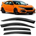 2016-2021 Tape-on Rain Guards For Honda Civic Hatchback Side Window Visor Def... New. Price: $87.00.