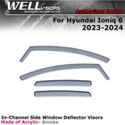Wellvisors For Hyundai Ioniq 6 2023-2025 24 Window In-channel Deflectors New. Price: $94.99.