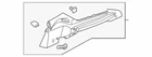 Oem New 12-15 Ford Focus Hatchback Titanium Upper Quarter Trim CV6Z-5846809-AB. Price: $143.94.