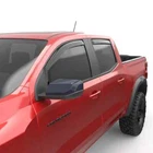 Egr Dark Smoke In-channel Rain Guards For 23-25 Chevy Colorado & Gmc Canyon Crew New. Price: $109.95.