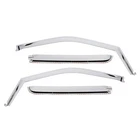 Genuine Ford Side Window Deflectors Chrome 4-PIECE Set VFL3Z18246F New. Price: $133.77.
