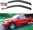 Window Visors Rain Guards Shield For 2005-2010 Dodge Dakota Club Cab, Out-channe New. Price: $51.43.