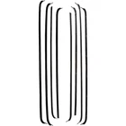 1962-65 Chevy Ii Nova; Window Felt/belt Line Weatherstrip Set; 4-DOOR Sedan;. Price: $144.99.
