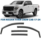 Side Window Deflectors Rain Guards For 2017-2024 Nissan Titan Crew Cab New. Price: $69.29.