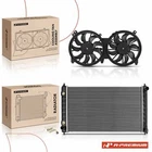 A-premium Radiator & Cooling Fan Assembly For Nissan Maxima V6 3.5L Auto Trans. New. Price: $189.61.