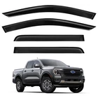 Techpicco Tape-on Rain Guards Ford Ranger 2024 2025 2026, Side Smoked New. Price: $76.91.