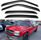 Window Visors Rain 2001-2007 Silverado/sierra Crew Cab, Dark Smoke Tinted New. Price: $55.98.